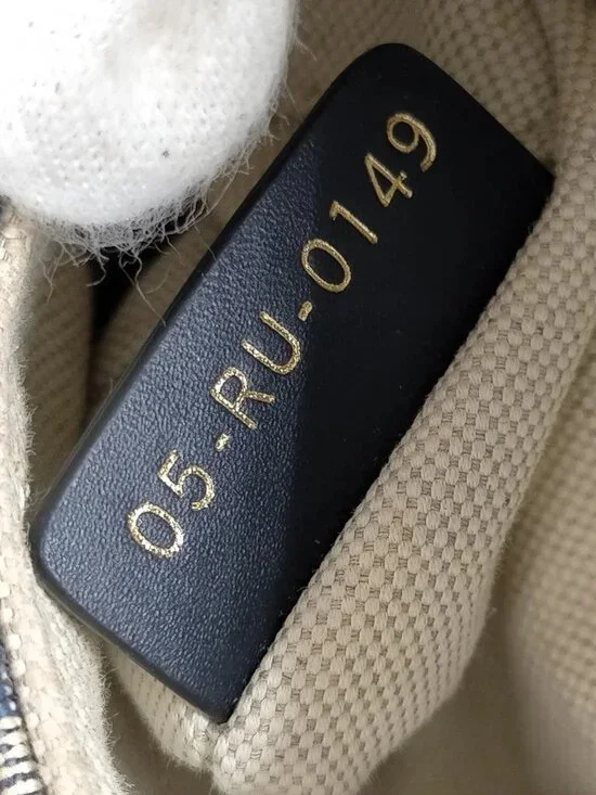 Authentic Dior Saddle Bag Oblique Canvas Navy Blue Shoulder Bag - Picture 15 of 16